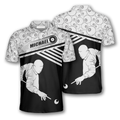 Custom Billiard Balls Pattern Silhouette Custom Billiard Shirts For Men, Best Shirt For Billiard Player