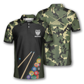 Custom Billiard Camouflage Custom Billiard Shirts For Men, Gift For Team Billiard, Billiard Lover