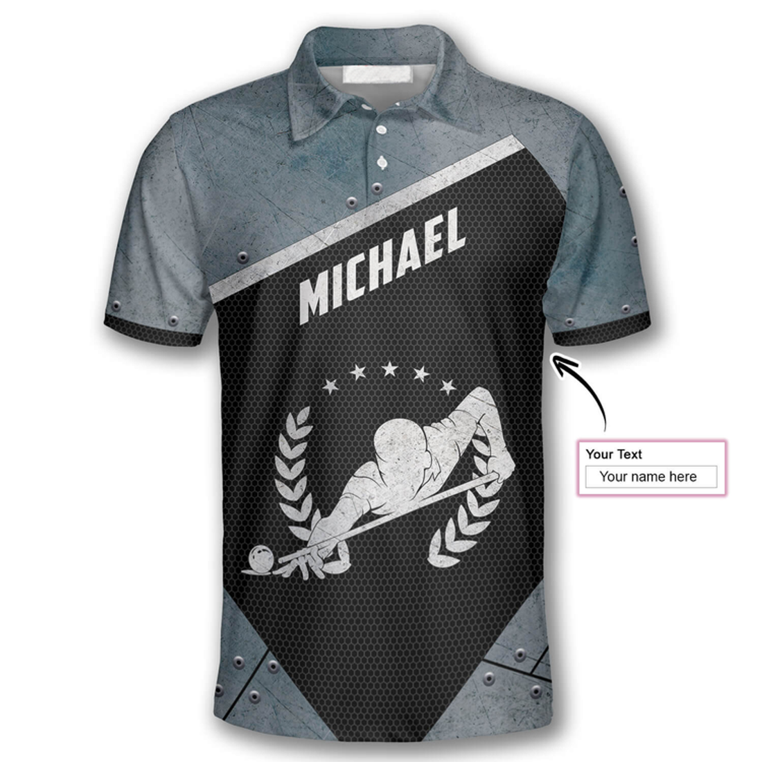 Custom Billiard Dad Like A Normal Dad Just Cooler Custom Billiard Shirts For Men, Gift For Dad Billiard