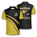 Custom Billiard I'M Bipooler I Playing 8 And 9 Ball Yellow Black Custom Billiard Shirts For Men, Funny Billiard Shirt