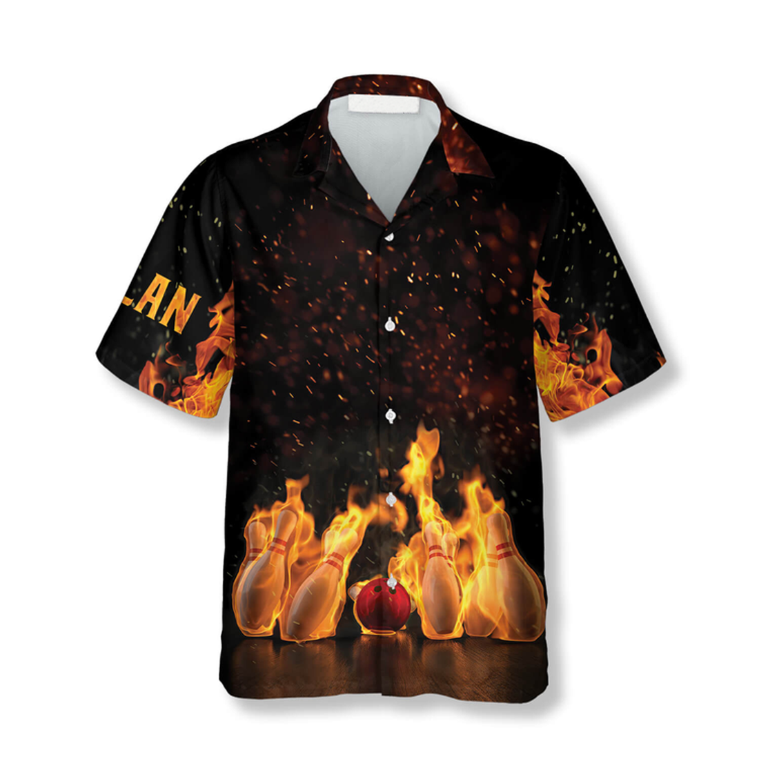 Custom It's Not My Fault It's The Lane Conditions Custom Bowling Hawaiian Shirt, Bowling Fire Shirt