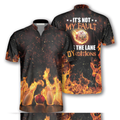 Custom Zipper Polo Shirt It’s Not My Fault It’s The Lane Conditions Custom Bowling Jerseys for Men