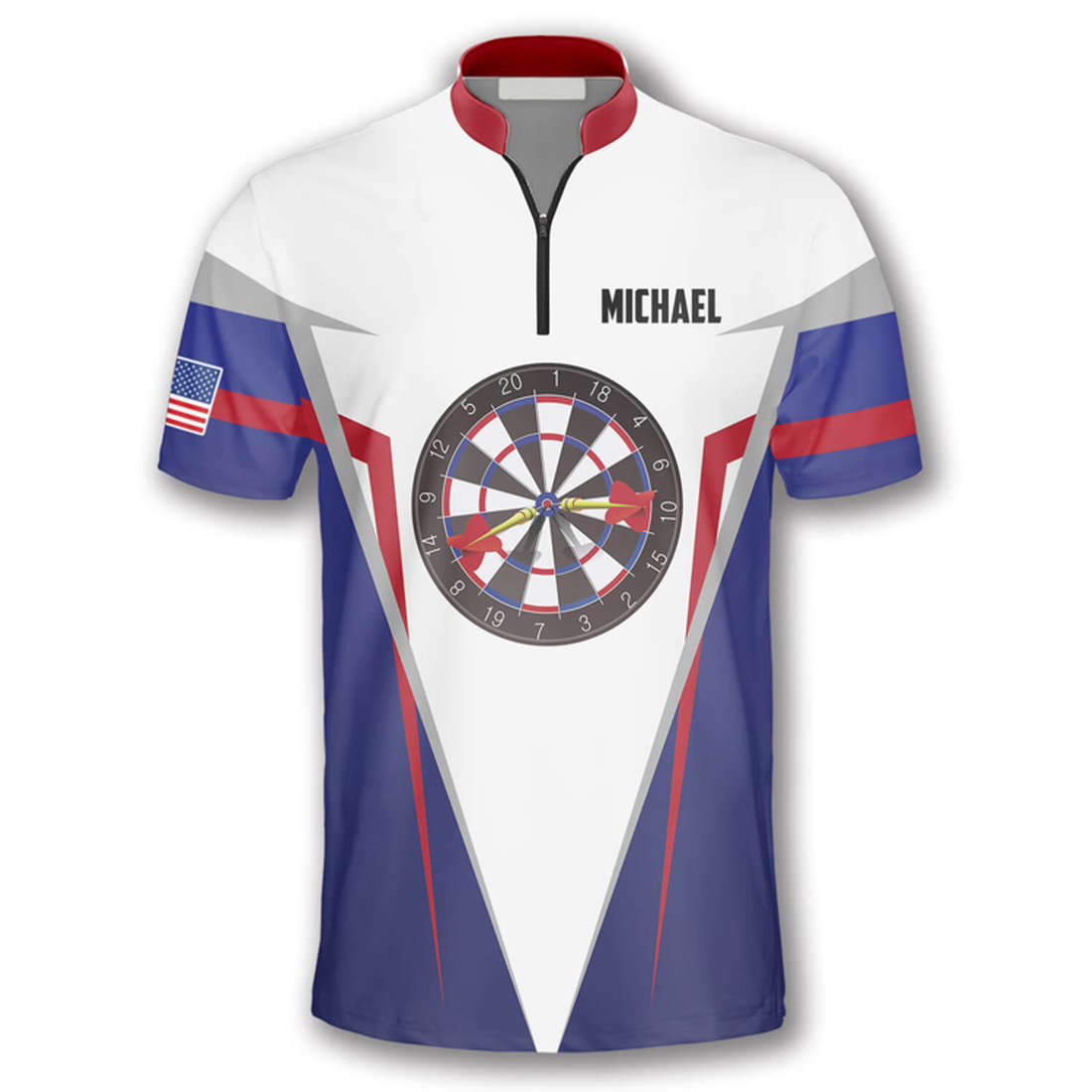 Custom Dart Board USA Custom Darts Jerseys for Men, Personalized Name Team Name Dart Shirt, Dart USA Shirt