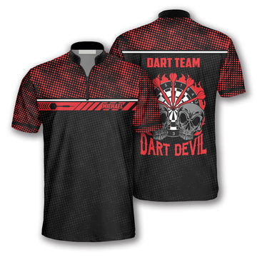 Custom Darts Red Python Custom Darts Jerseys for Men, Perfect Shirt for Dart Players