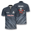 Custom BullEye Silver Meteors Custom Darts Jerseys for Men, Idea Gift for Dart Lovers