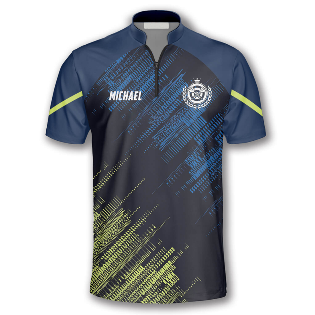 Custom Green Blue Sports Style Custom Darts Jerseys for Men, Idea Gift for Uniform Team Dart Shirt