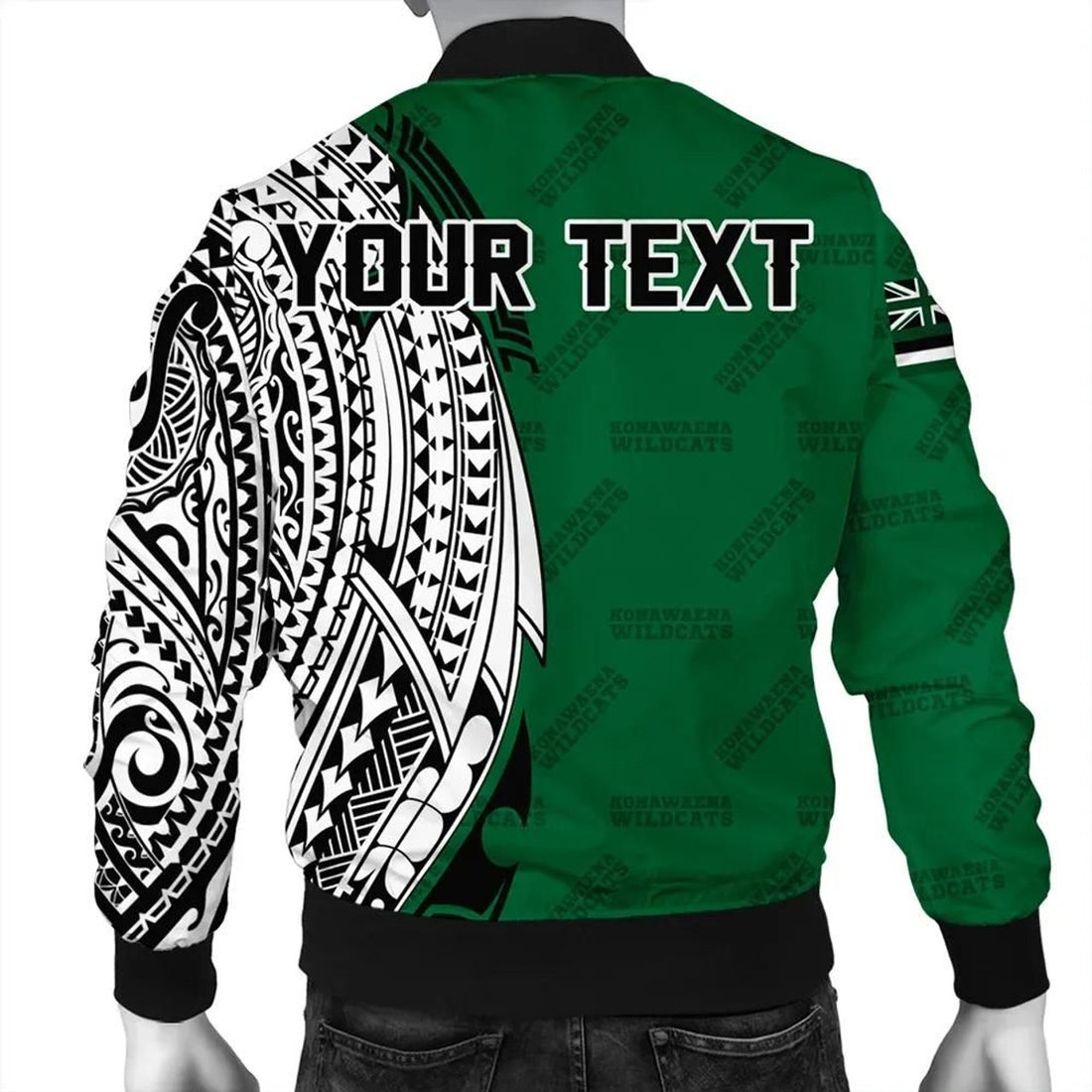 FUNSTUFFPRINT Personalized Konawaena High Tribal Kakau Bomber Jacket AH 3D Bomber Jacket