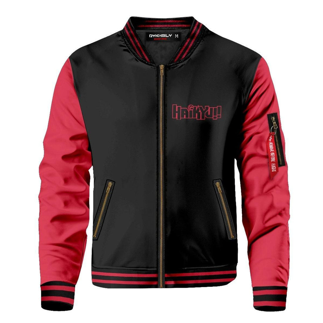 FUNSTUFFPRINT Personalized Nekoma Constantly Flowing 3D Bomber Jacket