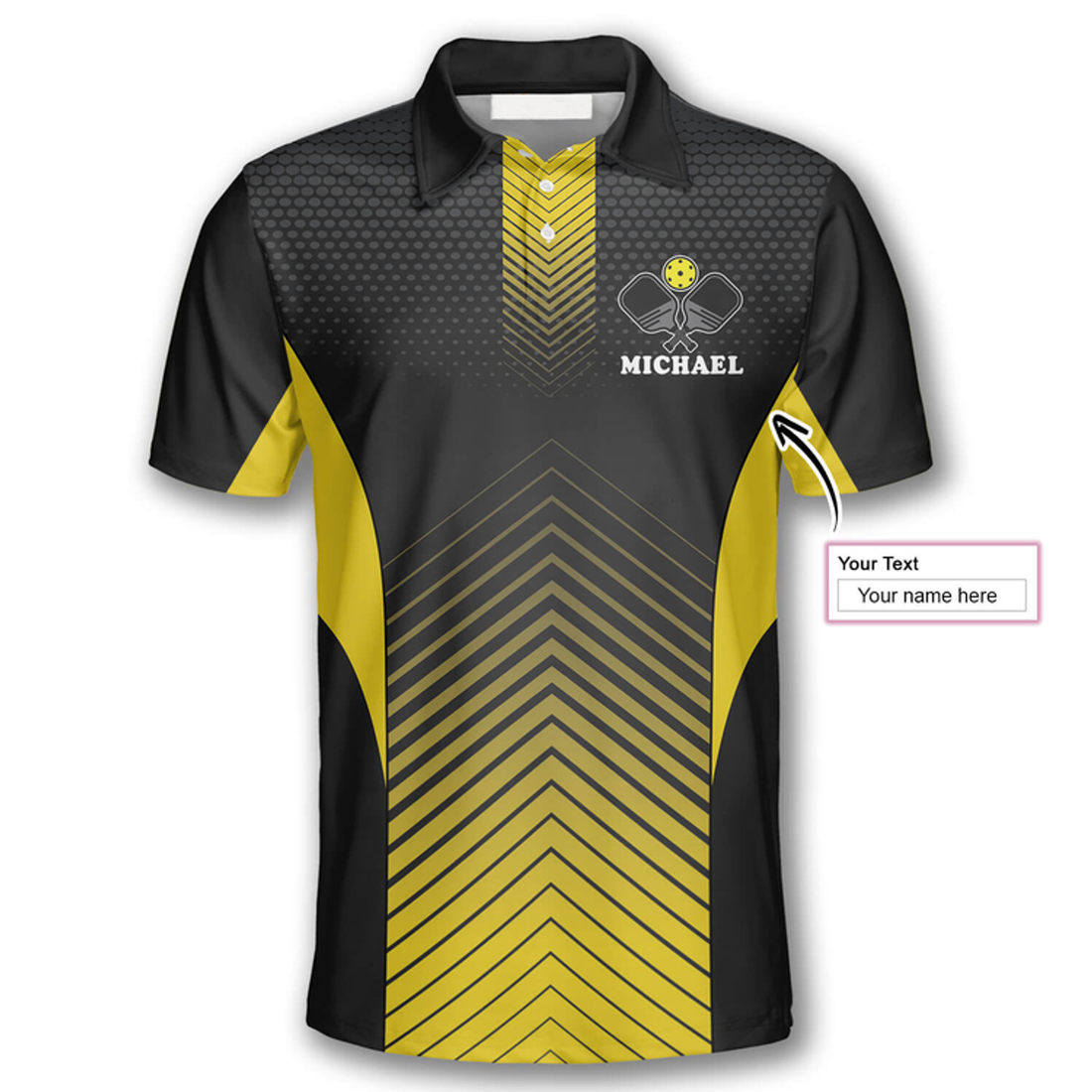 Custom Leave It All On The Court Custom Pickleball Shirts For Men