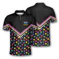 Custom Colorful Pickleball Pattern Custom Pickleball Shirts For Men