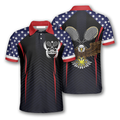 Custom Tennis Eagle American Flag Custom Tennis Shirts For Men