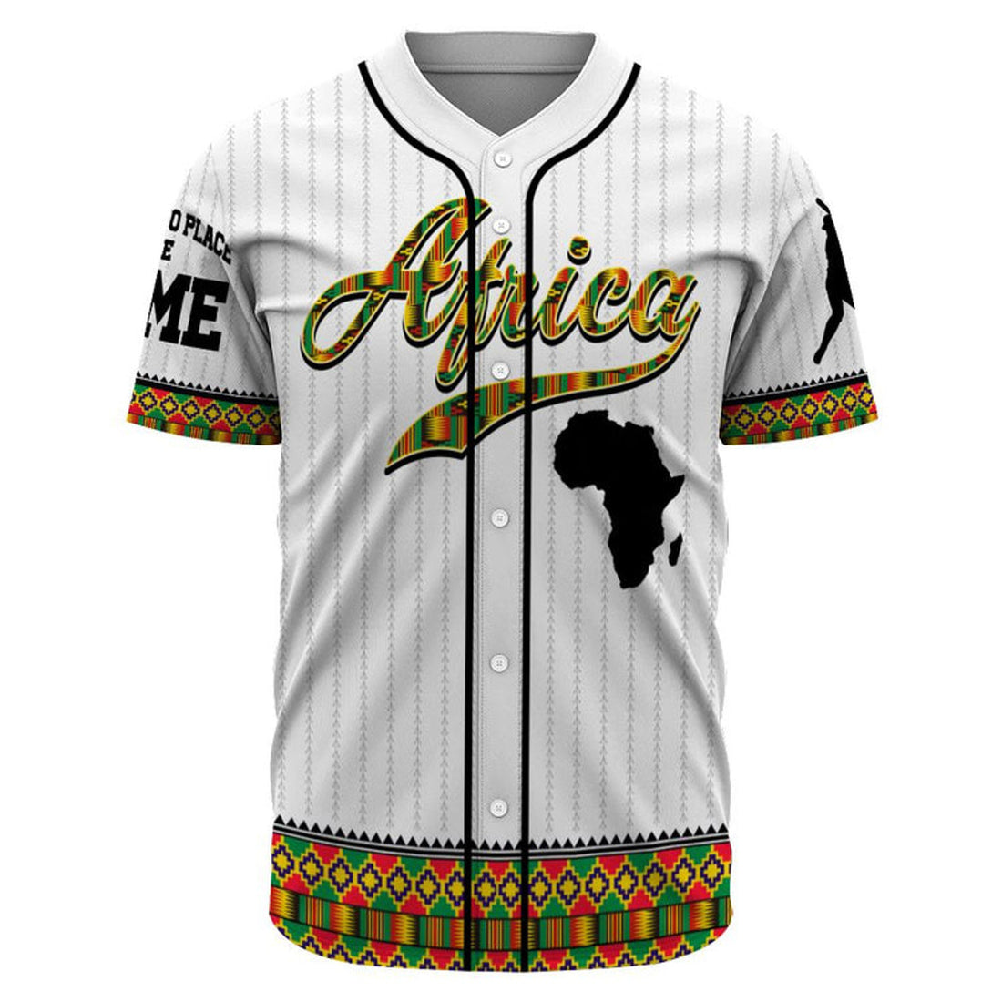 Custom Personalized Name Africa Team, Juneteenth Shirt - Baseball Tee Jersey Shirt