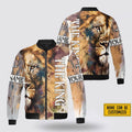 FUNSTUFFPRINT Personalized Name U.S Veteran All Gave SomeBomber Jacket - Custom Veteran 3D Bomber Jacket