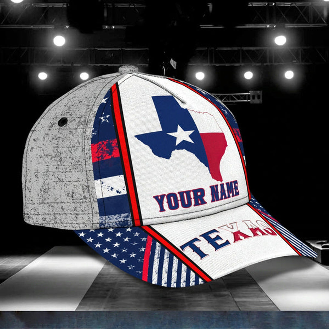 FUNSTUFFPRINT Personalized 3D All Over Print Texas Cap - Baseball Cap God Bless Texas - Pray For Texas Cap Hat 2