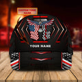 FUNSTUFFPRINT Personalized Classic Cap Firefighter Eagle For Men And Woman - Baseball 3D Firefighter Cap Hat