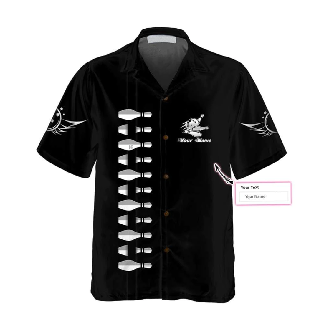 Custom Personalized Name Bowling Custom Hawaiian Shirt, Bowling Shirt For Men & Women, Idea Gift for Bowler