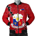 FUNSTUFFPRINT Philippines Christmas Coat Of Arms Men Bomber Jacket Style 3D Bomber Jacket