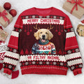 FUNSTUFFPRINT Custom  Merry Christmas Ya Filthy Animal  Ugly  Sweater