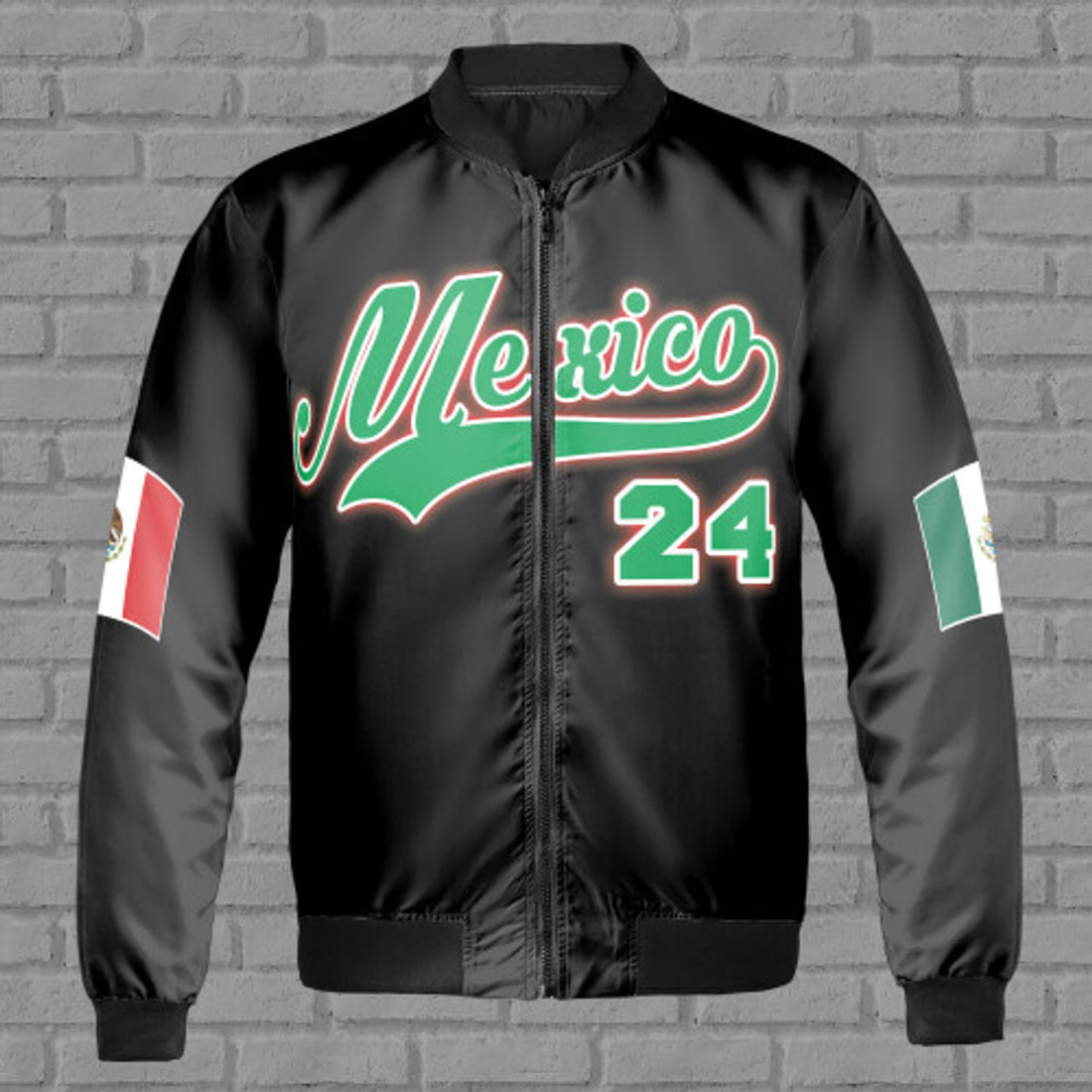 Personalized Name Mexico Flag Eagle Mexican Team Gift Bomber Jacket S-5XL