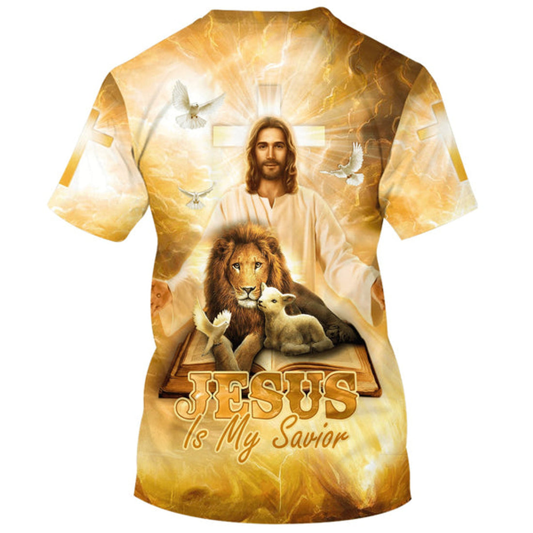 FUNSTUFFPRINT Pictures Jesus Christian 3D T-shirt