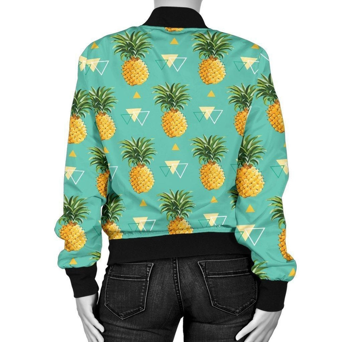 FUNSTUFFPRINT Pineapple 3D Bomber Jacket