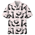 Pink Dachshund Watercolor Design Hawaiian Shirt