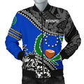 FUNSTUFFPRINT Pohnpei Men's Bomber Jacket Fall In Wave 3D Bomber Jacket