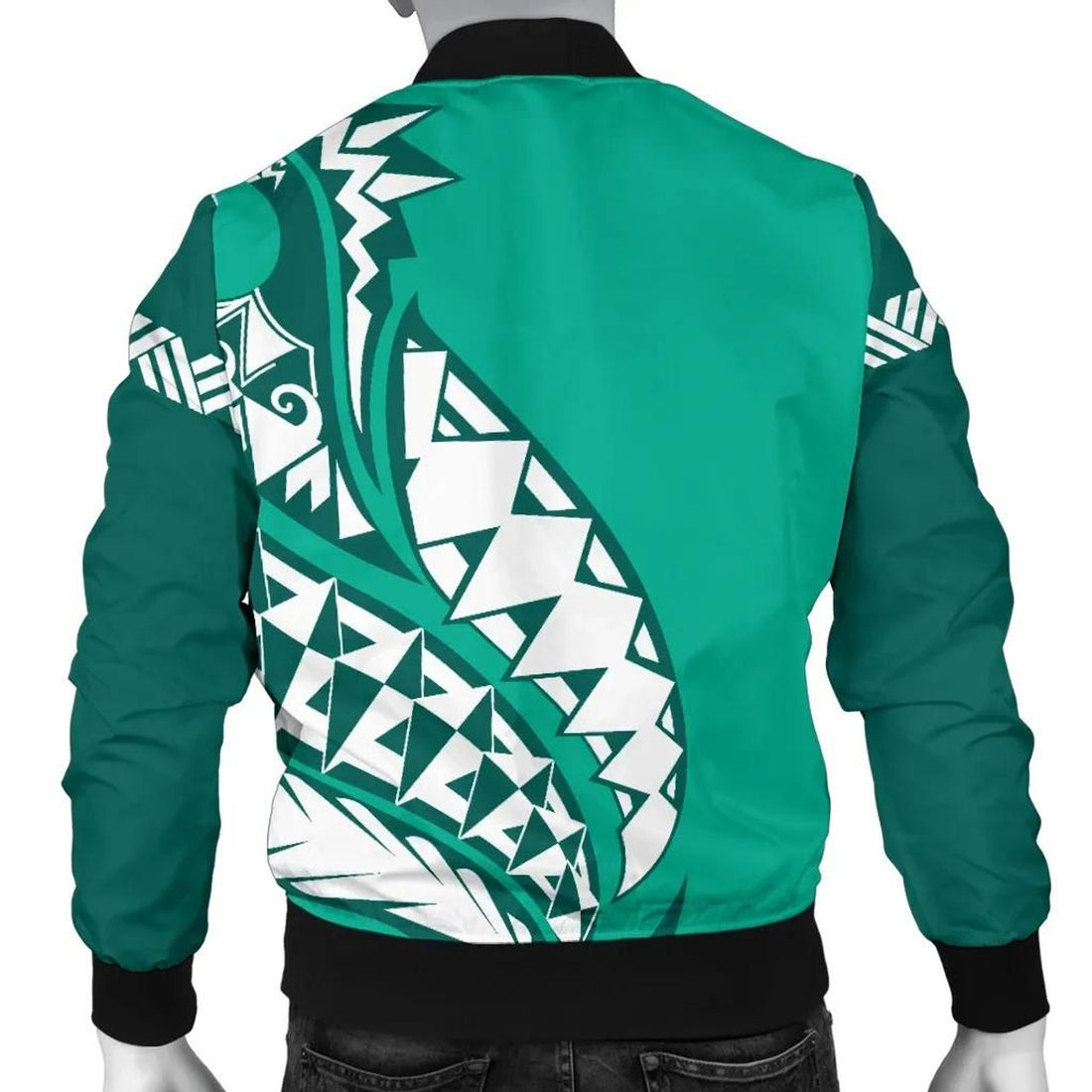 FUNSTUFFPRINT Polynesian Men 3D Bomber Jacket