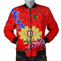FUNSTUFFPRINT Portugal Christmas Coat Of Arms Men Bomber Jacket Style 3D Bomber Jacket