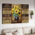 Poster Decor, Happy Moments Praise God Difficult Moments Seek God Quiet Moments Workship God Painful Moments, Butterfly Flower Poster and Canvas