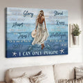Poster Decor, Wall Poster, I Can Only Imagine Surrounded By Your Glory What Will My Heart Feel Will I Dance For You Jesus Poster and Canvas