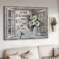 Poster Decor, Window Poster, In The Morning When I Rise Give Me Jesus Poster and Canvas