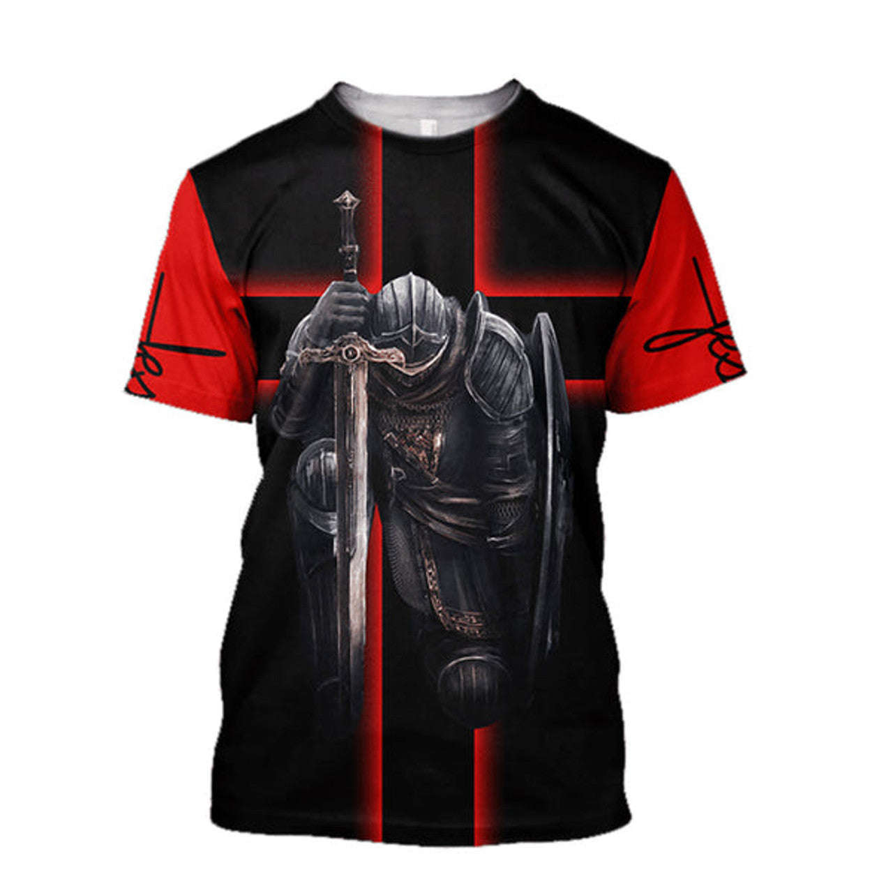 FUNSTUFFPRINT Premium Christian Jesus 3d Unisex Shirt - Christian 3D T-shirt
