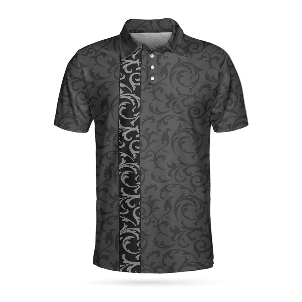 Premium Floral Modern Style Short Sleeve Polo Shirt, Floral Pattern Polo Shirt, Best Golf Shirt For Men