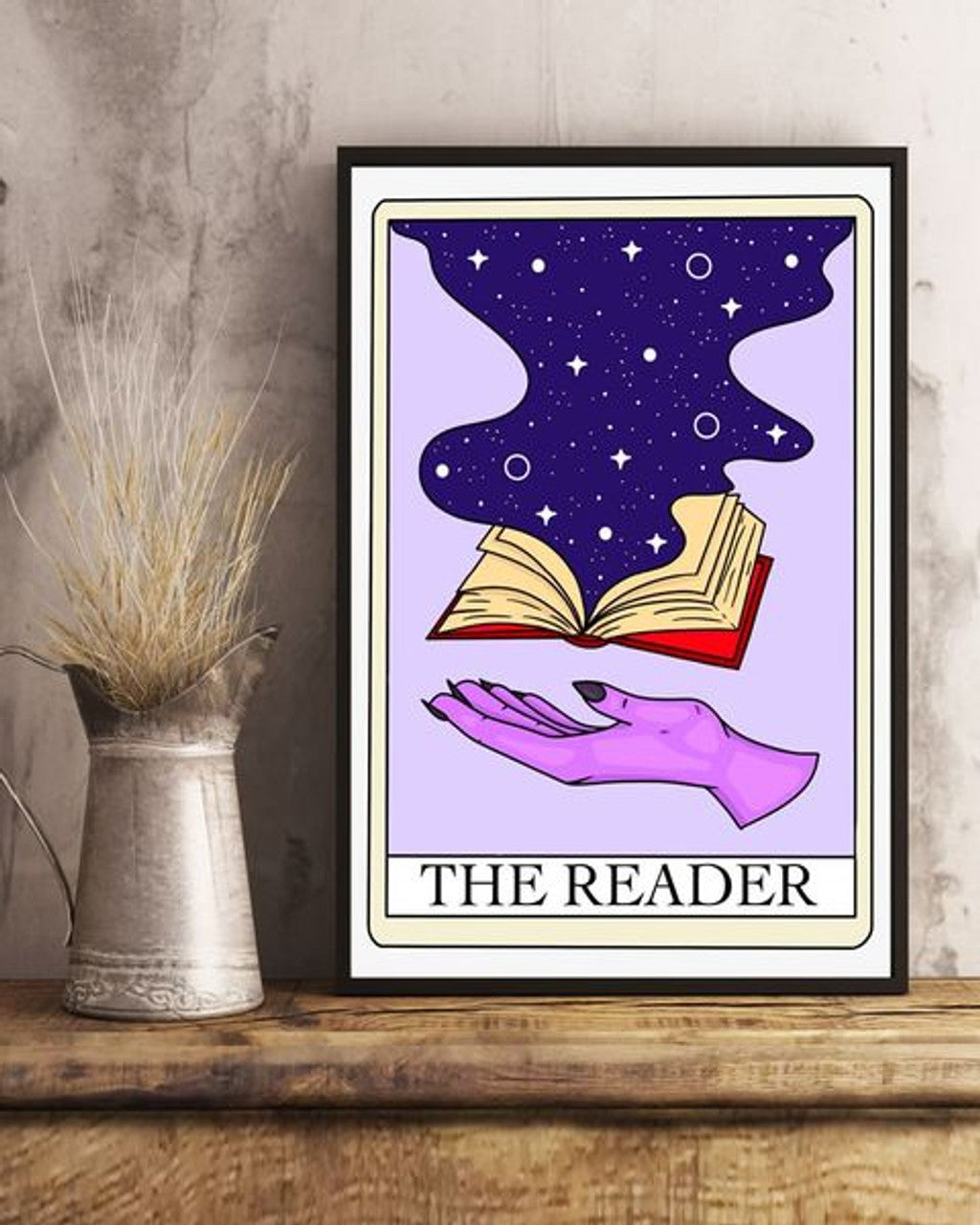 The Reader Nerdy Tarot Deck Poster and Canvas