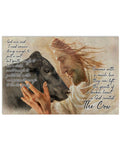 God Once Said I Need Someone Strong Enough To Pull A Cart So God Created The Cow Jesus Poster and Canvas