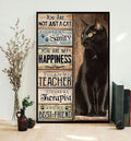 You Are Not Just A Cat You Are My Sanity My Happiness My Teacher My Therapist And My Best Friend Black Cat V