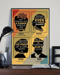 Create Dissent Speak Rise Frida Rbg Michelle Maya Feminism Poster and Canvas