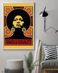 Power And Equality Angela Davis Civil Rights Poster and Canvas