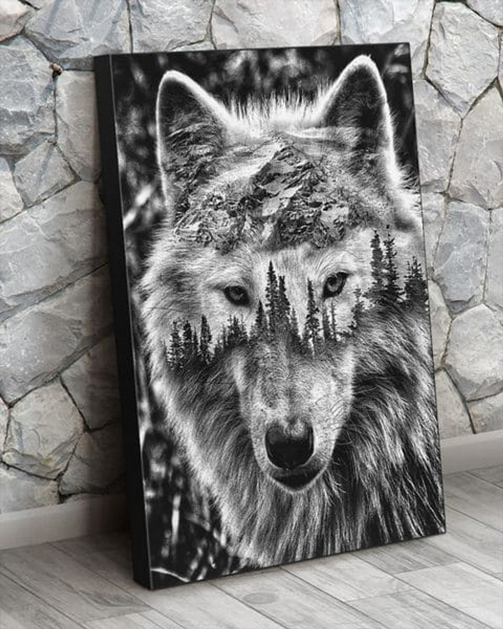 Wolf Forest Poster and Canvas