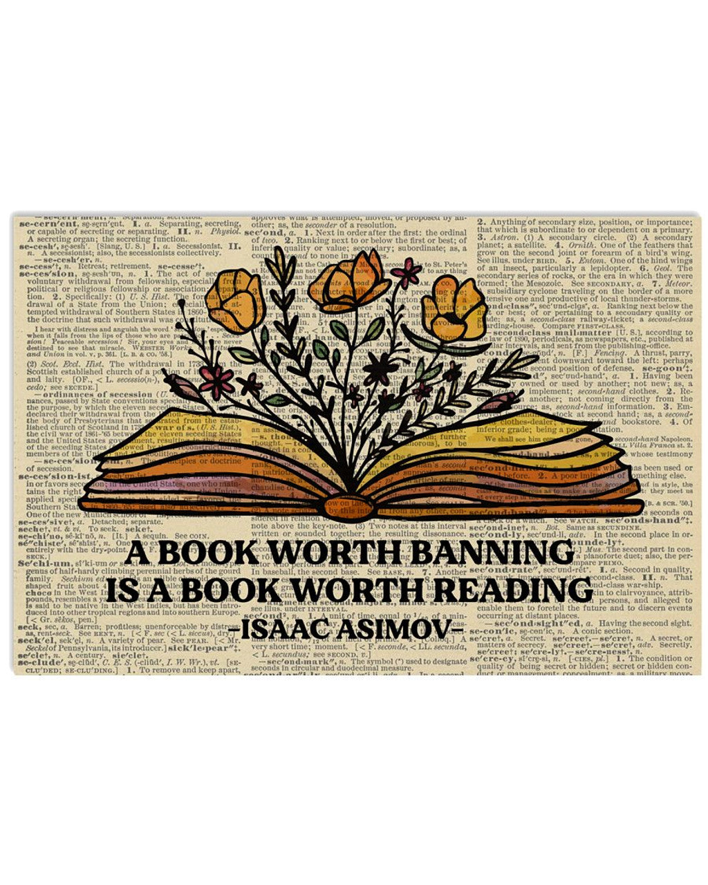 Flush It Good Flush It Real Good Black Cat Toilet Poster and CanvasaA Book Worth Banning Is A Book Worth Reading Isaac Asimov Banned Book Week Poster and Canvas
