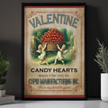 Valentine Candy Hearts Made For You By Cupid Manufacturing Inc From My Heart To Yours Poster and Canvas