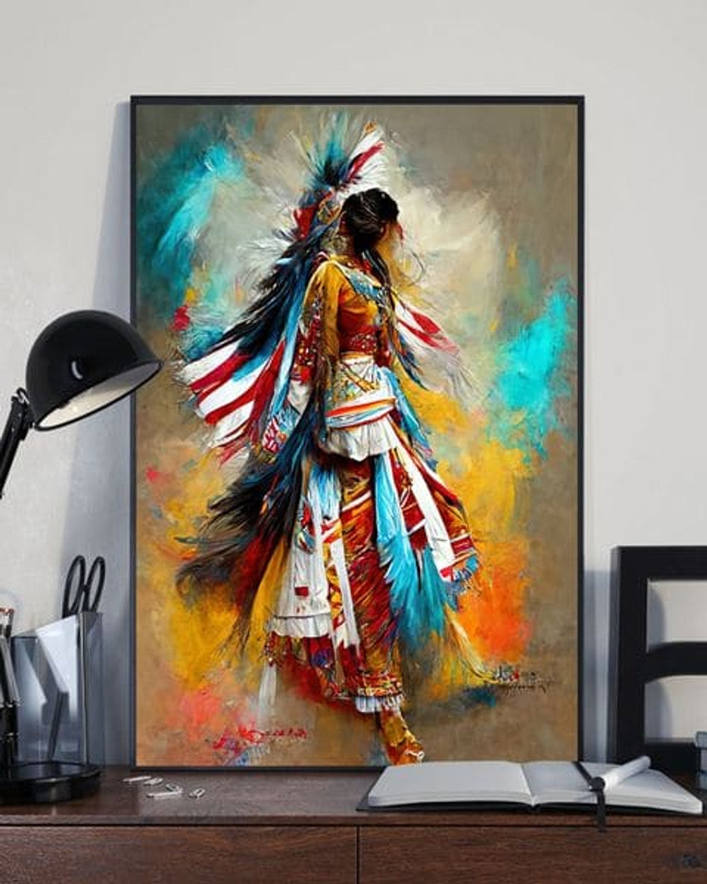 Native American Girl Poster and Canvas