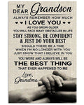 My Dear Grandson Always Remember How Much I Love You Love Grandma Poster and Canvas