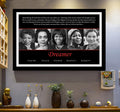 Dreamer Poetry Peace Power Respect Dignity Maya Michelle Feminism Poster and Canvas