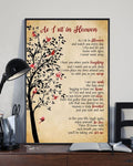 As I Sit In Heaven And Watch You Everyday I Try And Let You Know With Signs Cardinal Birds Poster and Canvas