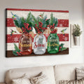 Tis The Season Let It Snow Merry Christmas Hummingbirds Christmas Poster and Canvas