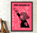 The Future Is Female Young Girl Feminism Poster and Canvas