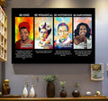 Be Kind Be Whimsical Be Notorious Be Empowered Maya Frida Rbg Michelle Feminism Poster and Canvas