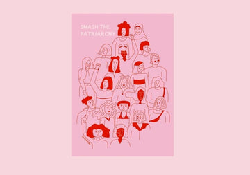 Smash The Patriarchy Feminism Poster and Canvas